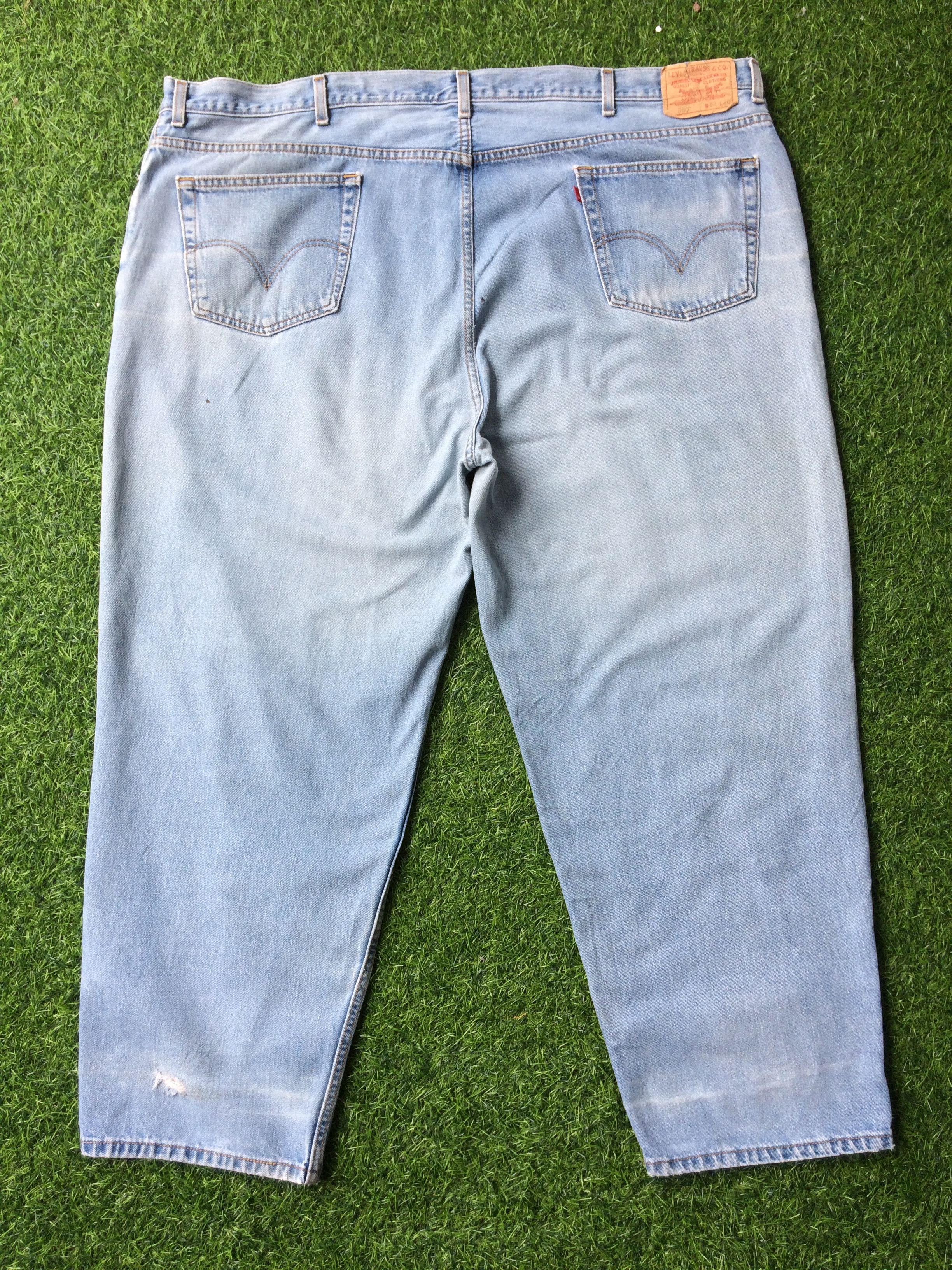 Levi's W51 Distressed Levis 560 Ripped Jeans #B-338 Size US 44 / EU 60 - 2 Thumbnail
