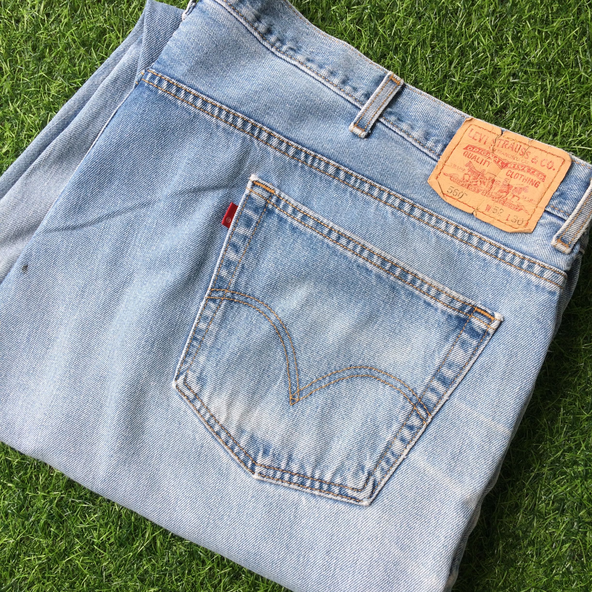 Levi's W51 Distressed Levis 560 Ripped Jeans #B-338 Size US 44 / EU 60 - 9 Thumbnail
