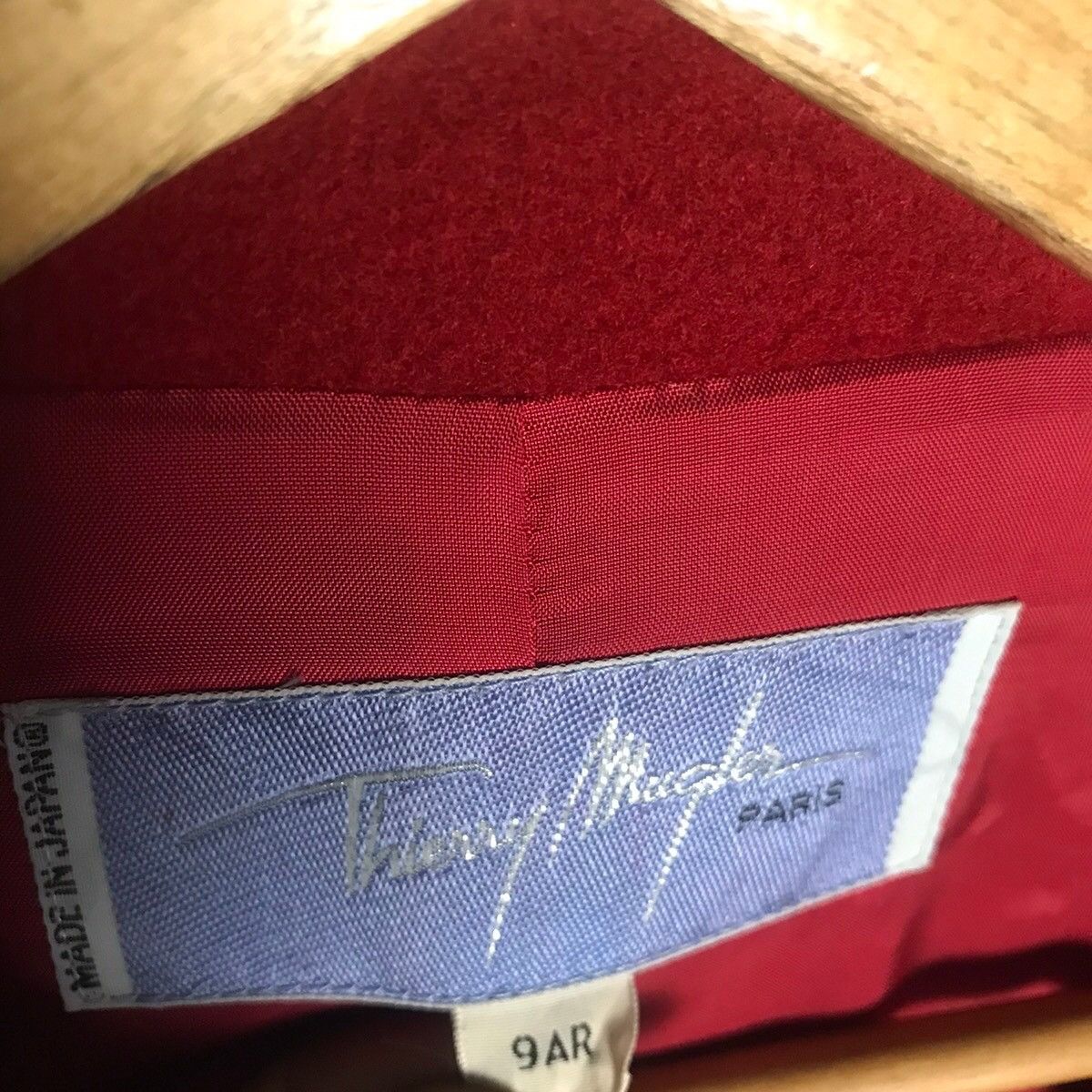 Thierry Mugler Thierry mugler red double breasted wool jacket Size L / US 10 / IT 46 - 6 Thumbnail