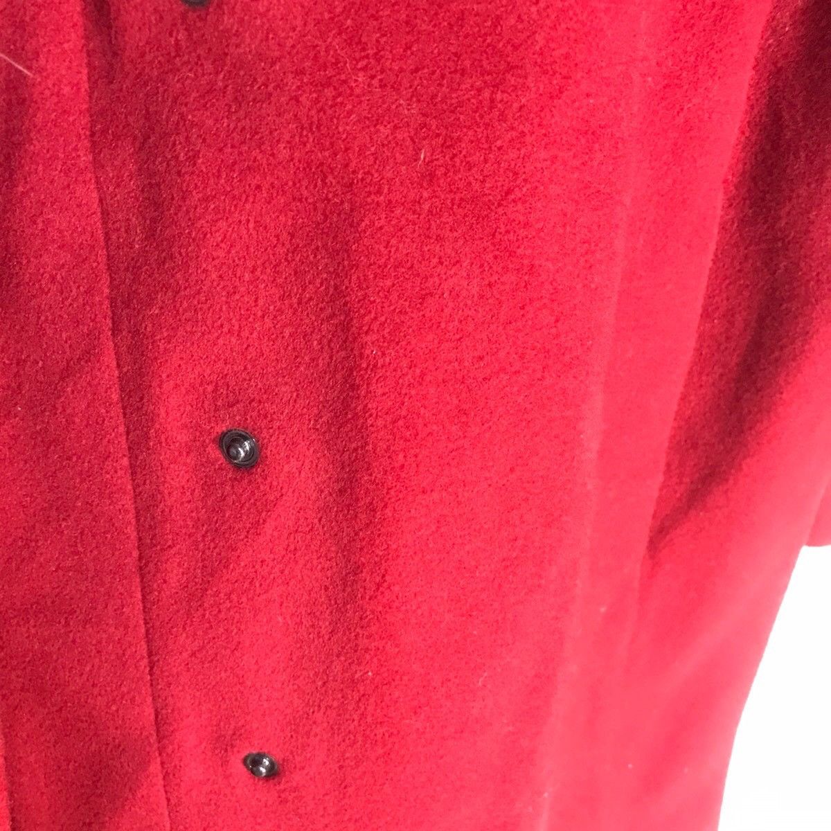 Thierry Mugler Thierry mugler red double breasted wool jacket Size L / US 10 / IT 46 - 3 Thumbnail