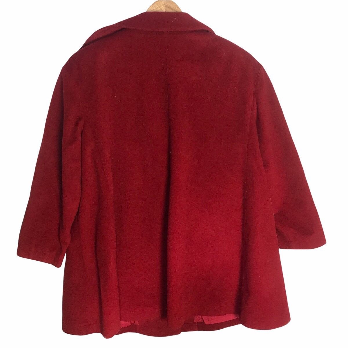 Thierry Mugler Thierry mugler red double breasted wool jacket Size L / US 10 / IT 46 - 2 Thumbnail