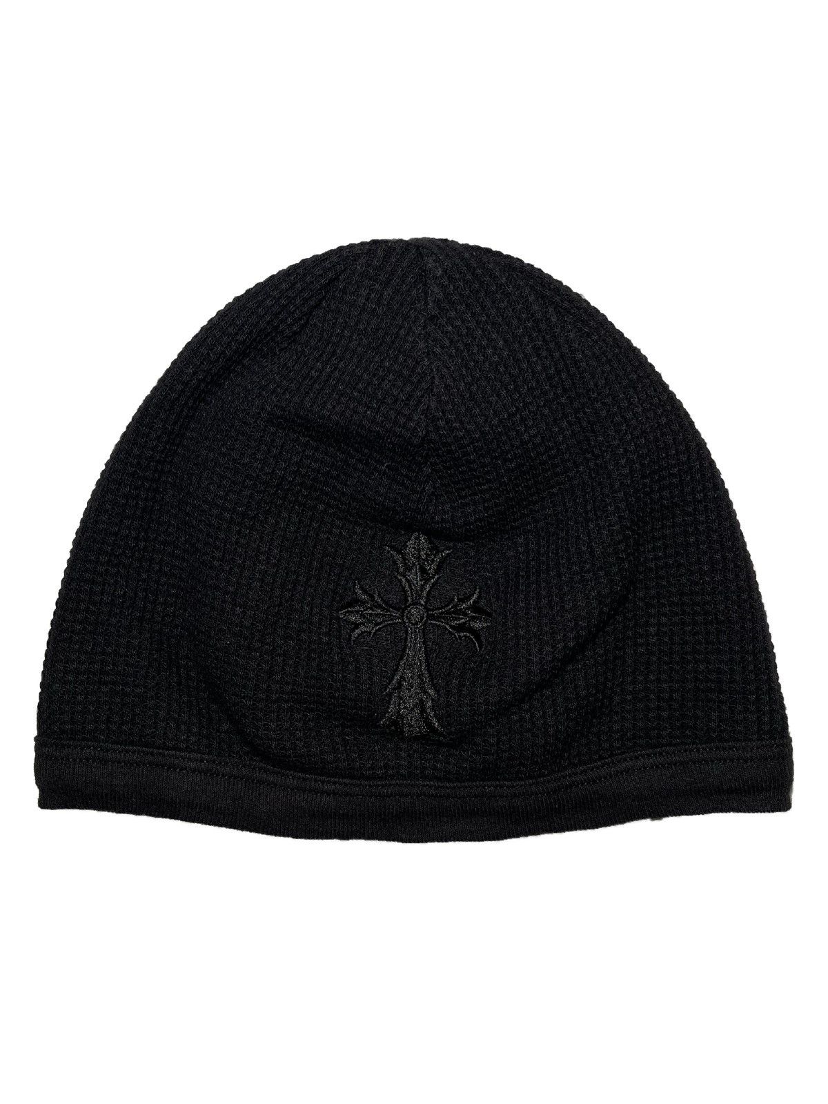 Chrome Hearts Chrome Hearts Embroidered Double Cross Scroll Logo Beanie ...