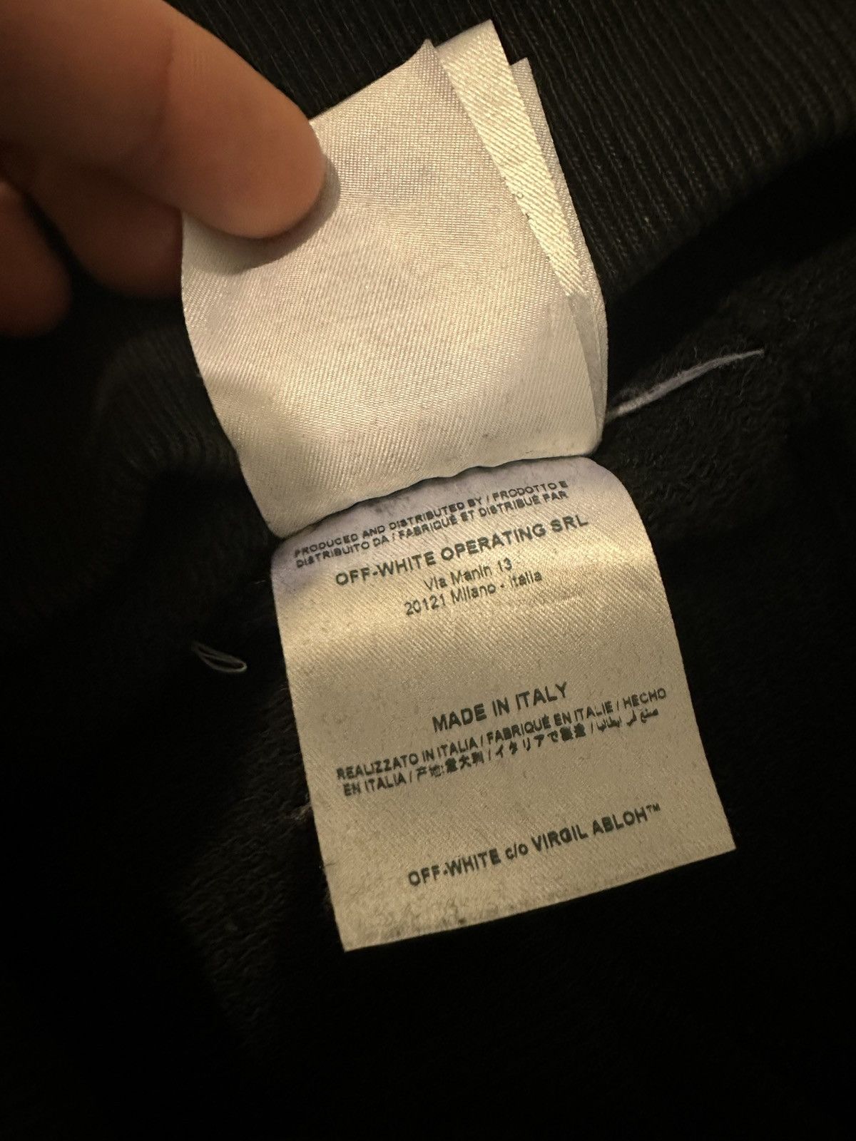 Off-White Off-White Champion hoodie black Size US XXS / EU 40 - 5 Thumbnail