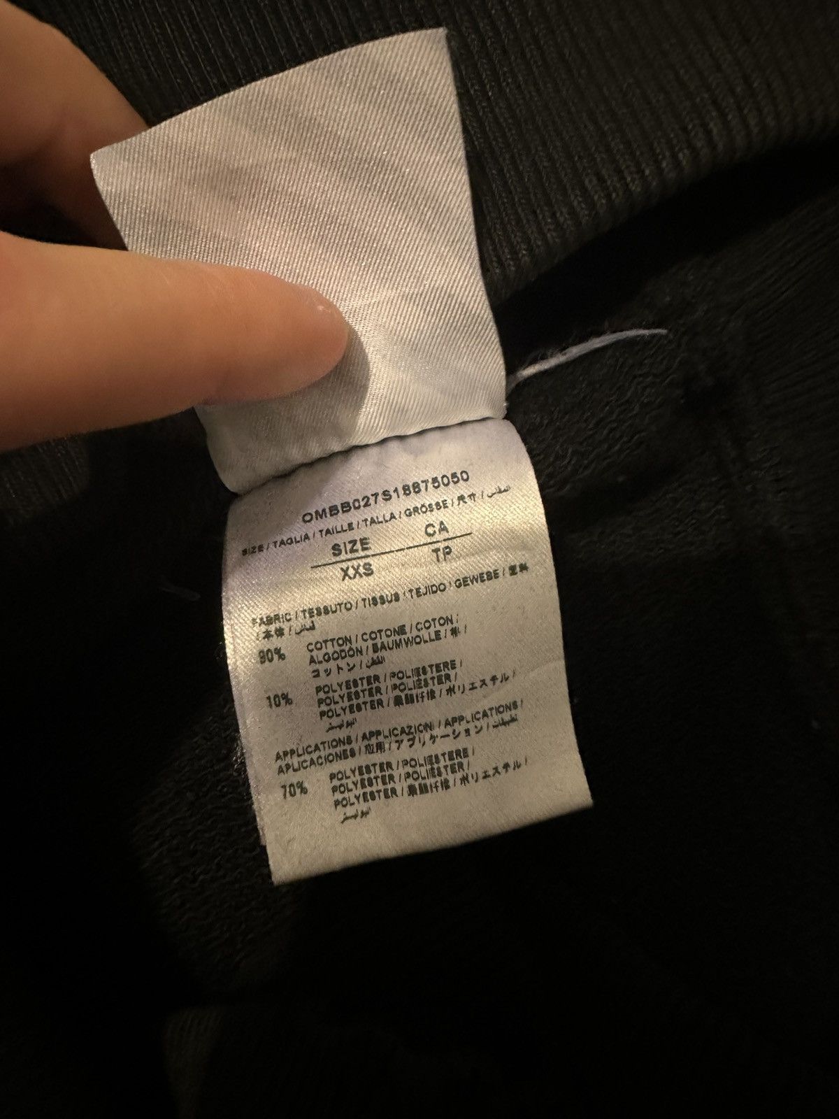 Off-White Off-White Champion hoodie black Size US XXS / EU 40 - 3 Thumbnail