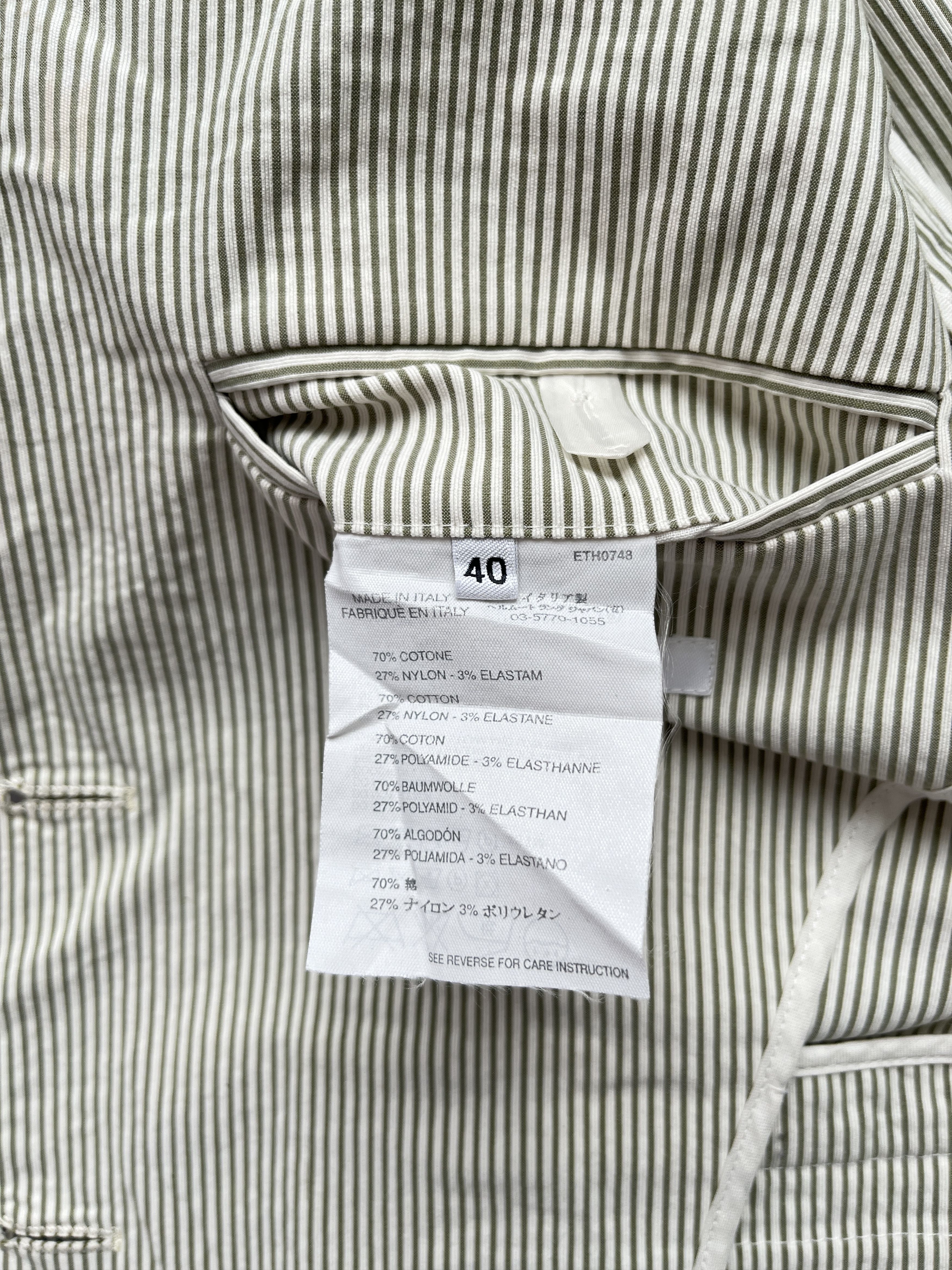 Helmut Lang ⚡️QUICK SALE⚡️2000's Helmut Lang Striped Blazer Jacket Size M / US 6-8 / IT 42-44 - 4 Thumbnail