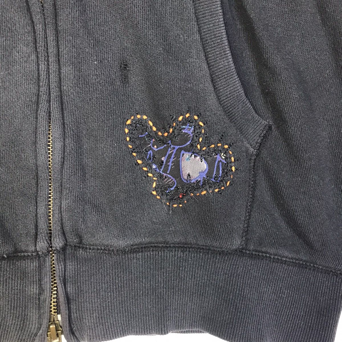 Japanese Brand × Tsumori Chisato × Vintage Vintage Tsumori Chisato Zipper Hoodie Size US M / EU 48-50 / 2 - 2 Thumbnail