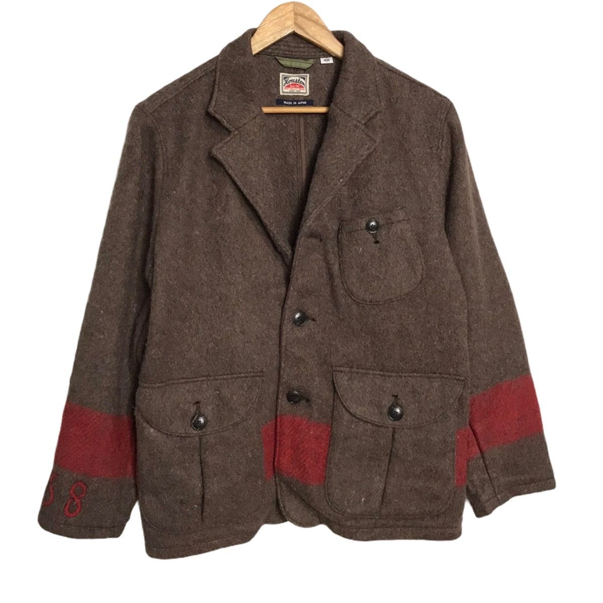 Japanese Brand houston japan V58 union made wool jacket made in japan Size US L / EU 52-54 / 3 - 1 Thumbnail