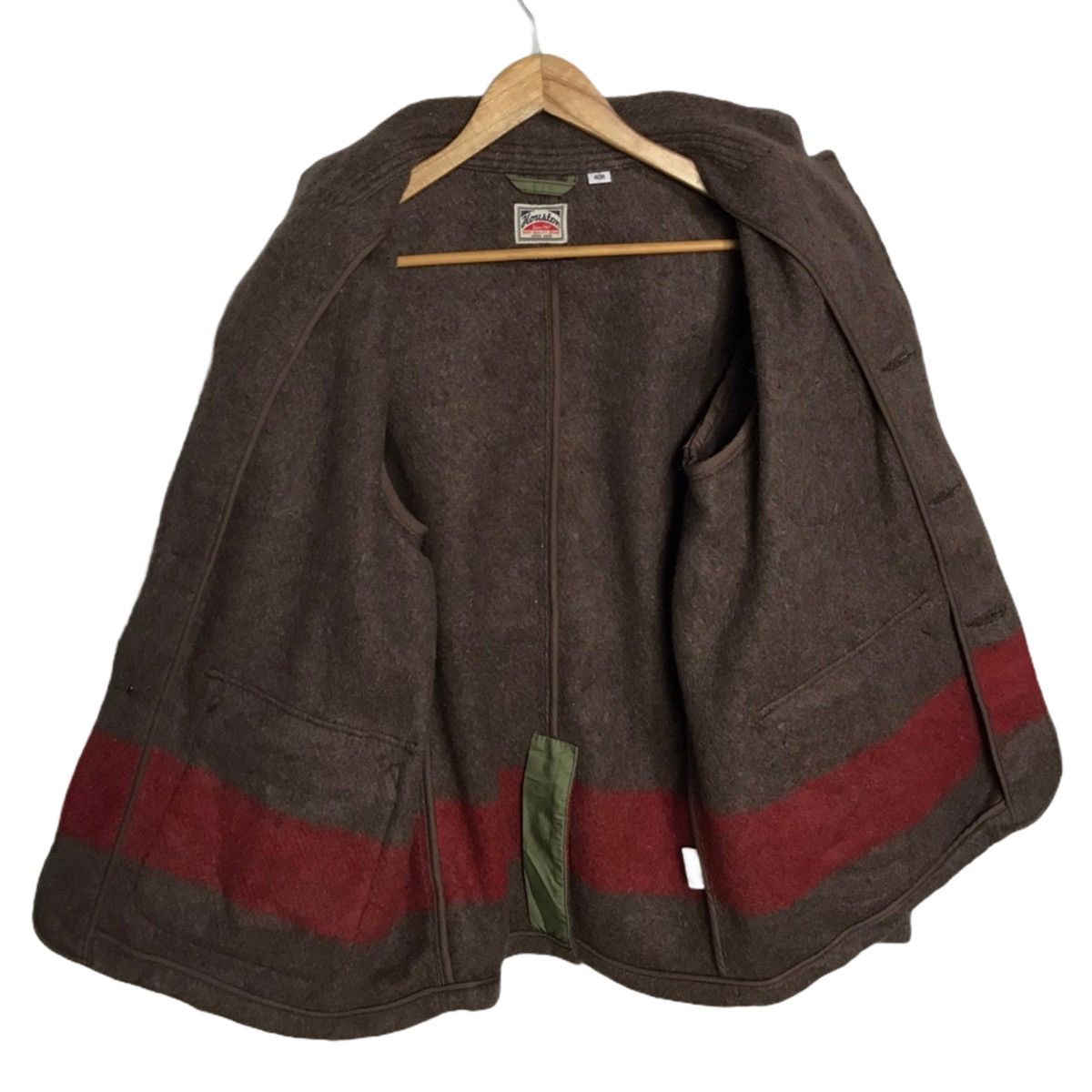 Japanese Brand houston japan V58 union made wool jacket made in japan Size US L / EU 52-54 / 3 - 2 Thumbnail