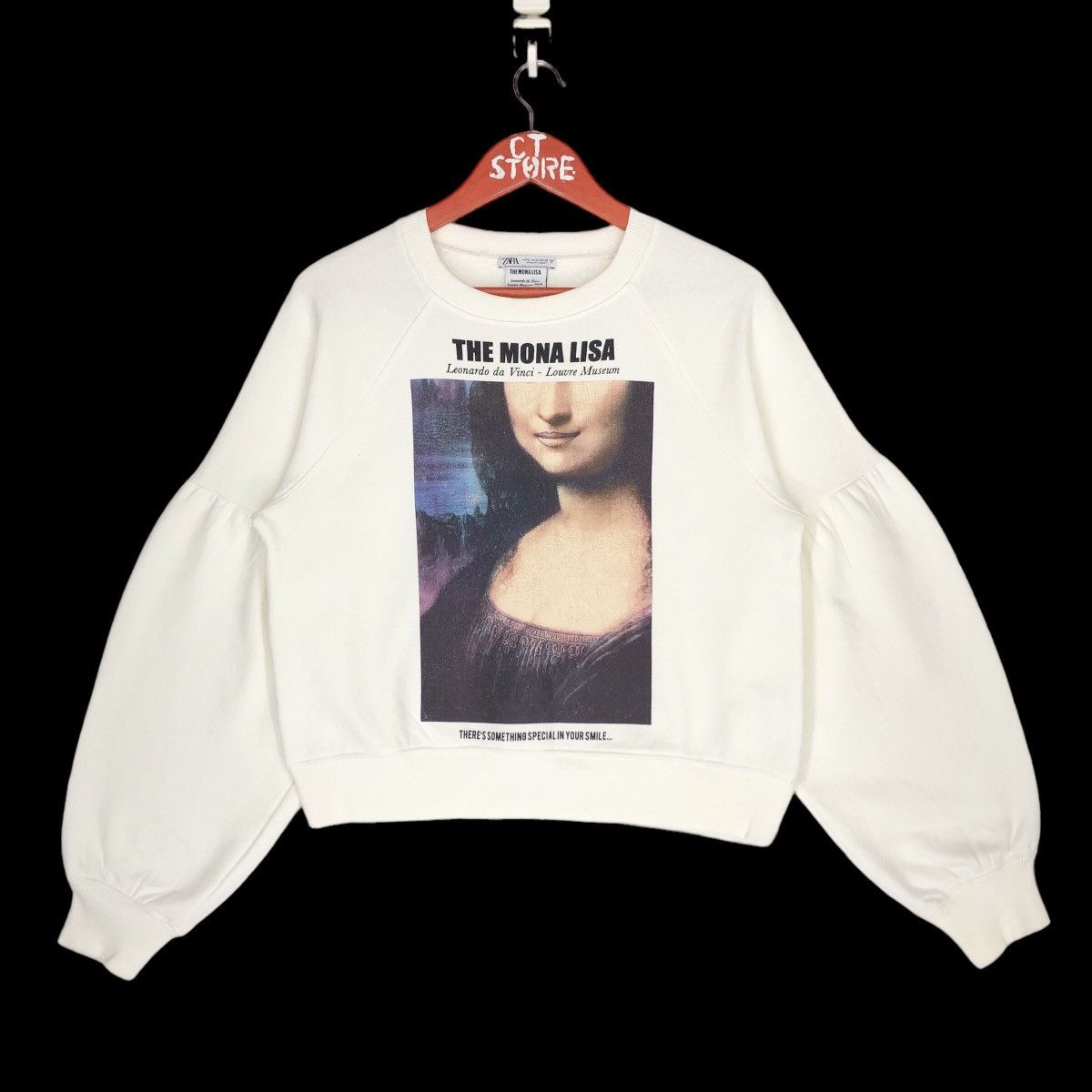 Art × Museum × Zara The Mona Lisa Sweatshirts Crop Top | Grailed