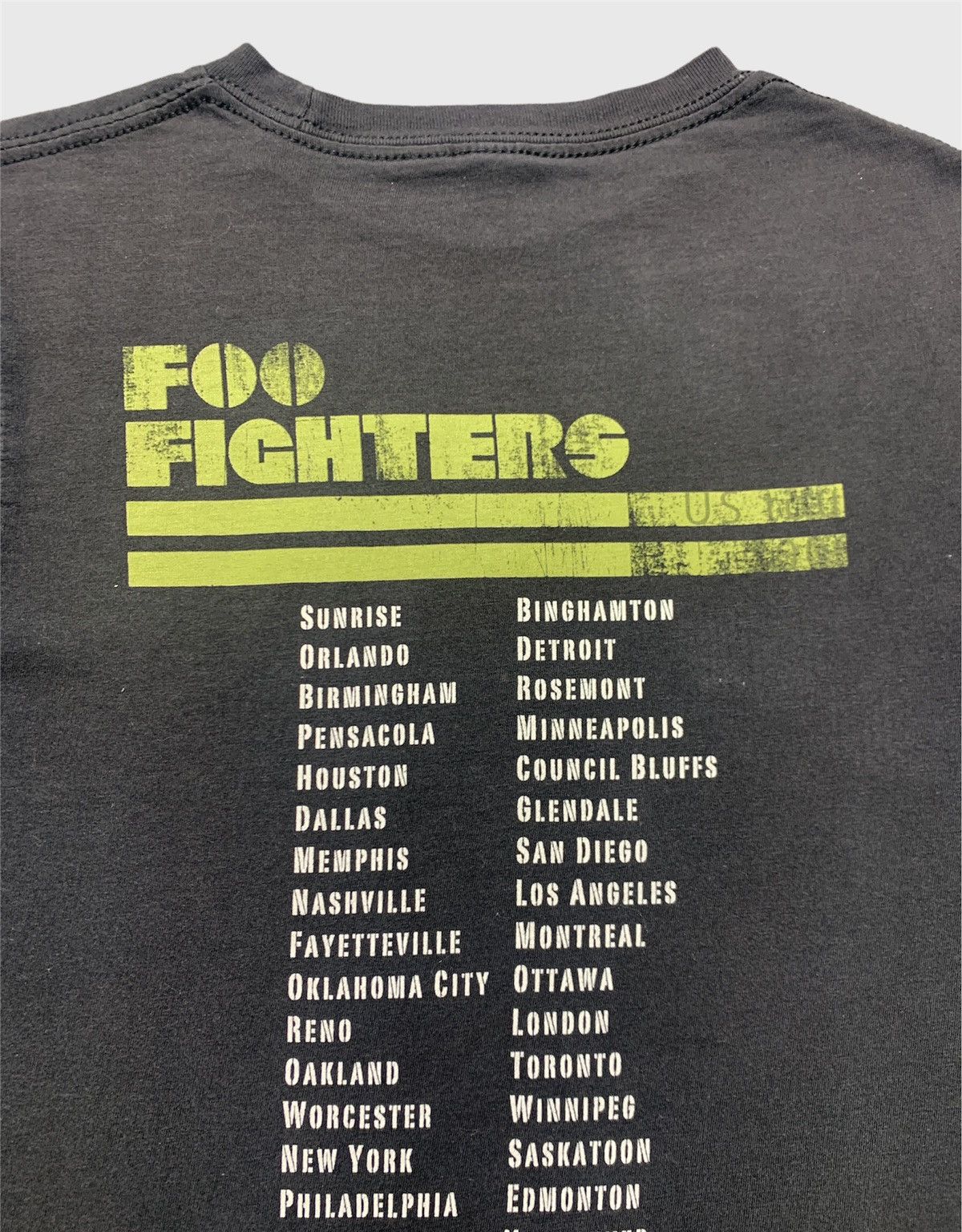 Band Tees × Vintage Vintage Y2K Foo Fighters 2007 USA Tour Tee Size US S / EU 44-46 / 1 - 8 Thumbnail