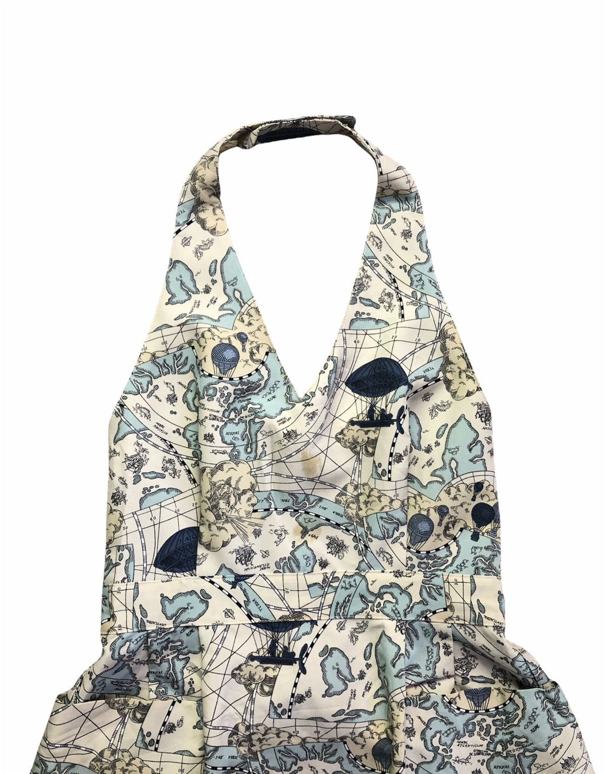 Vintage × yoshie inaba Vintage Yoshie Inaba Japan Airlines World Map Cooking Apron Size ONE SIZE - 2 Thumbnail