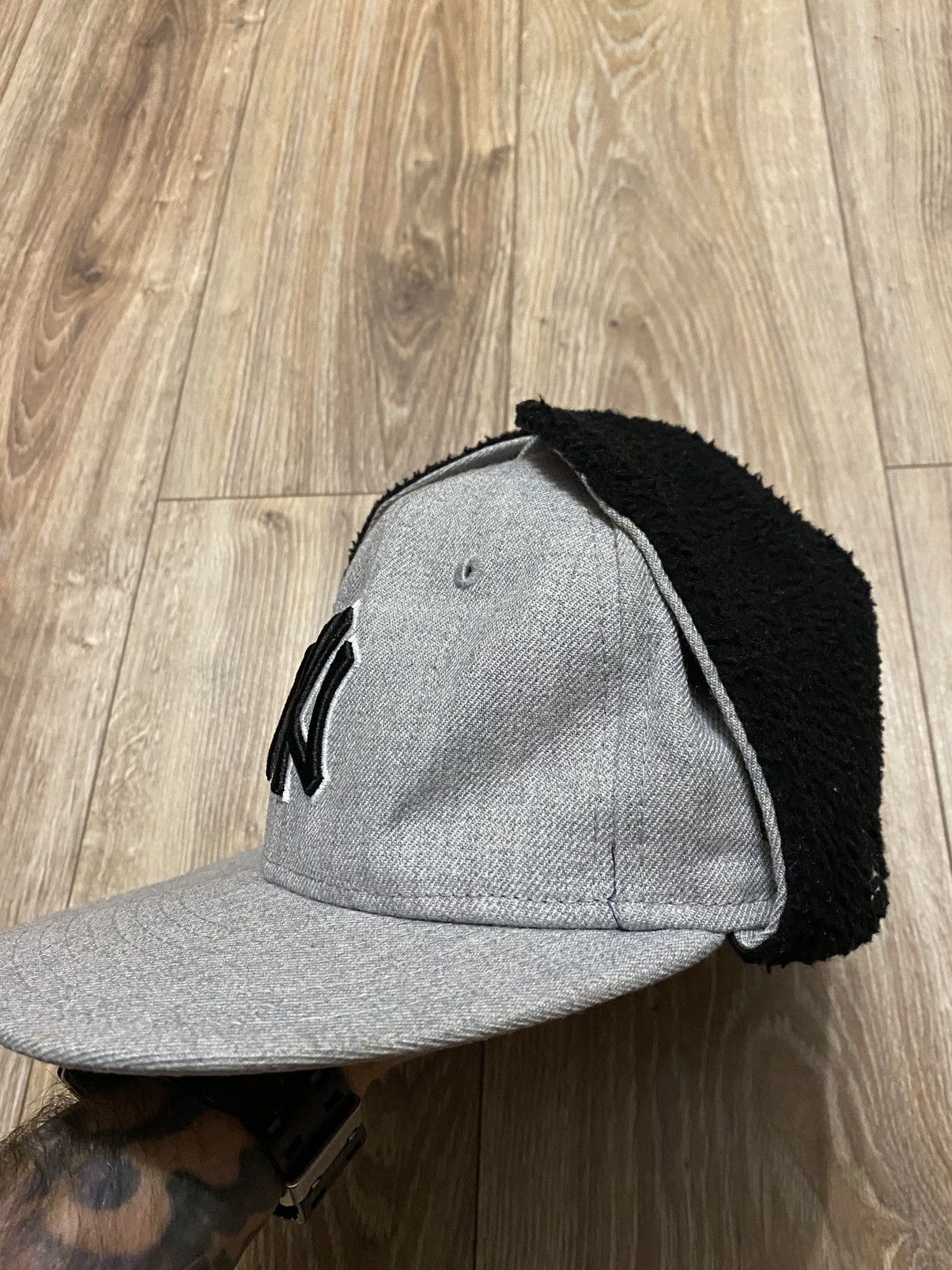 New Era Rare Vintage Winter Cap New Era Yankees Y2K USA. Size ONE SIZE - 7 Thumbnail