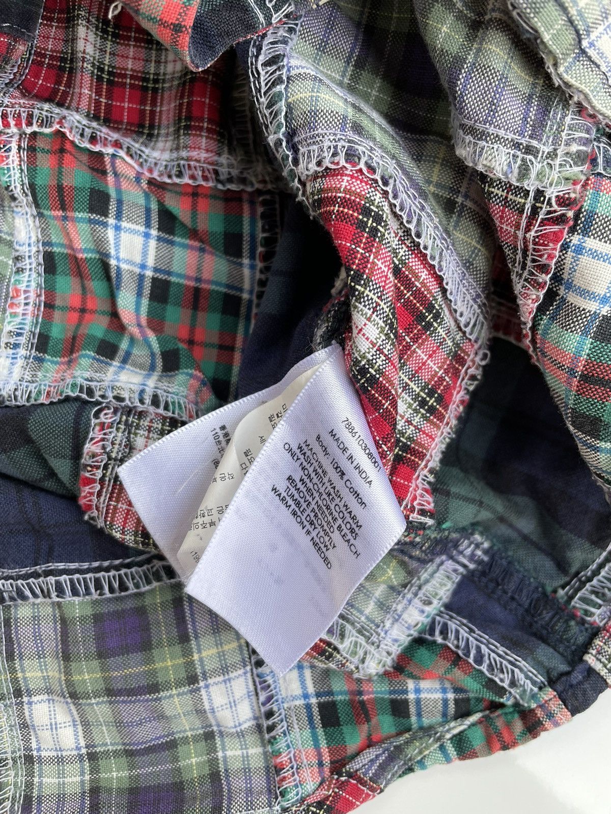 Denim & Supply Ralph Lauren × Polo Ralph Lauren × Vintage Patchwork Denim&Supply Ralph Lauren Button Size US M / EU 48-50 / 2 - 5 Thumbnail
