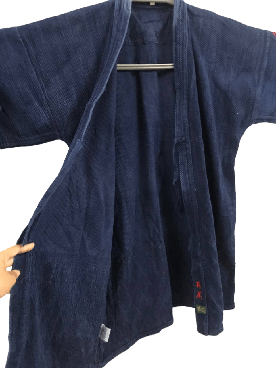 Indigo × Japanese Brand Nagao Bushu Indigo Kimono Traditional Jacket Size US M / EU 48-50 / 2 - 6 Thumbnail