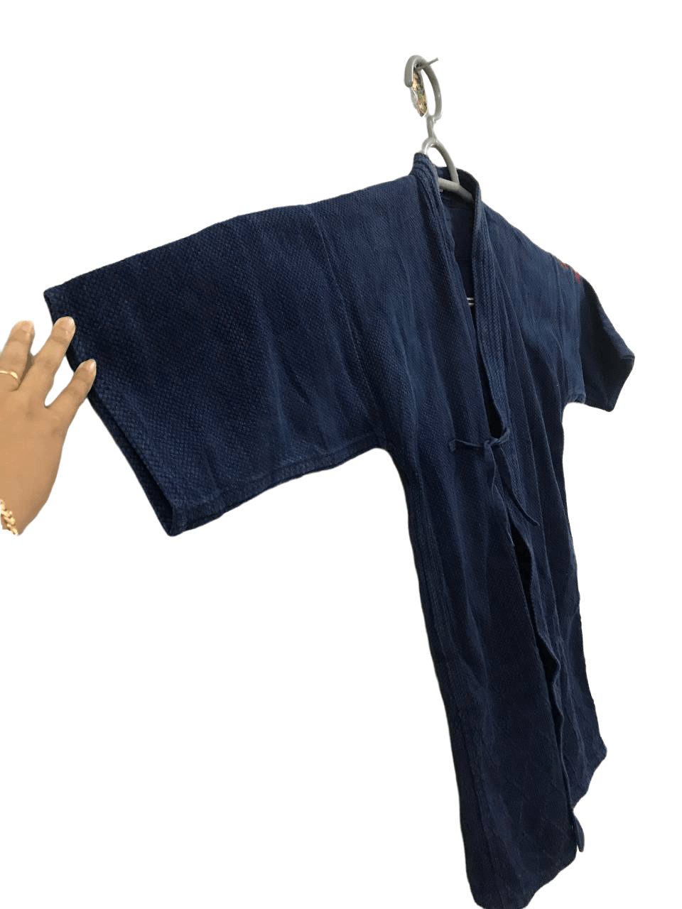 Indigo × Japanese Brand Nagao Bushu Indigo Kimono Traditional Jacket Size US M / EU 48-50 / 2 - 5 Thumbnail