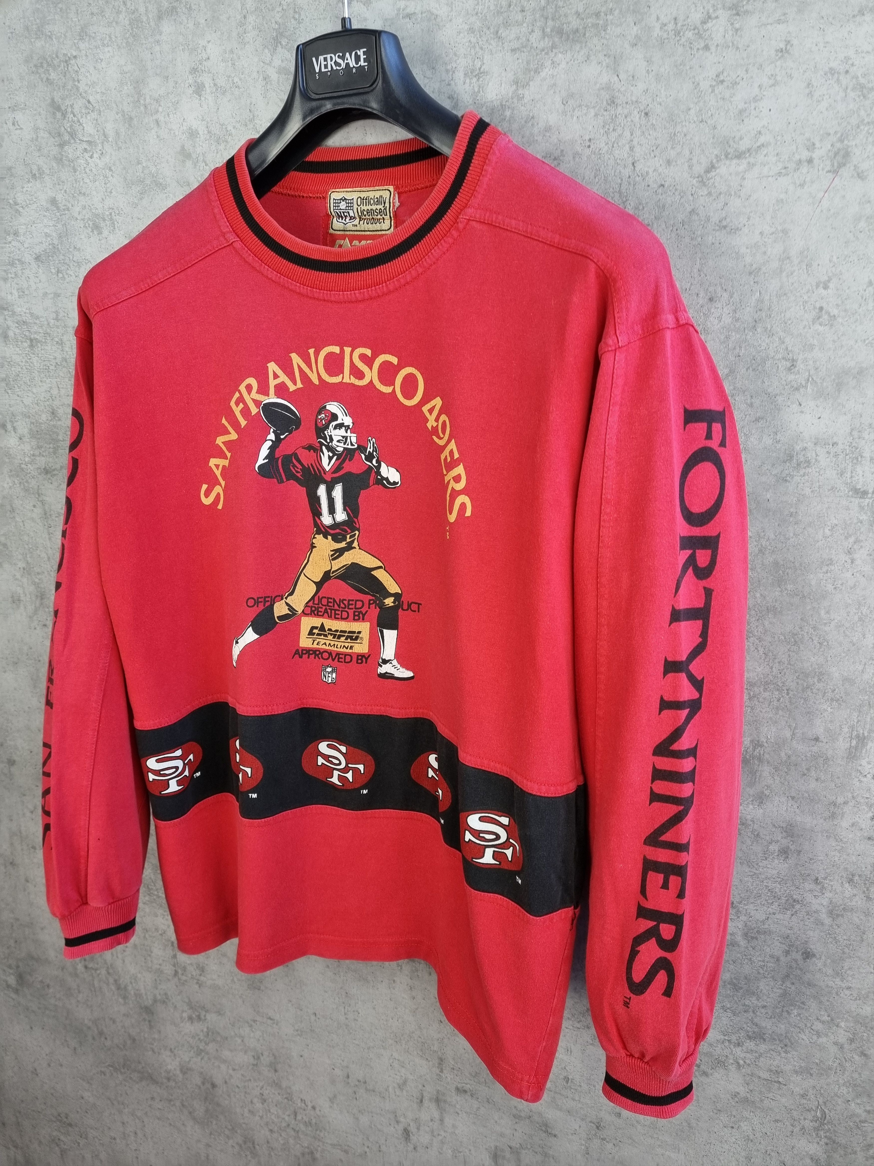NFL 90s Fortyniners San Francisco Let's Go 49ERS Sweatshirt Size US M / EU 48-50 / 2 - 5 Thumbnail