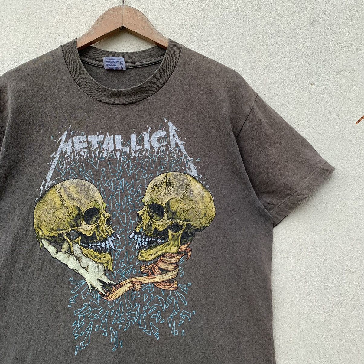 Band Tees × Metallica × Vintage RARE🔥SUNFADED METALLICA PUSHEAD I’M INSIDE I’M YOU T-SHIRT Size US L / EU 52-54 / 3 - 3 Thumbnail