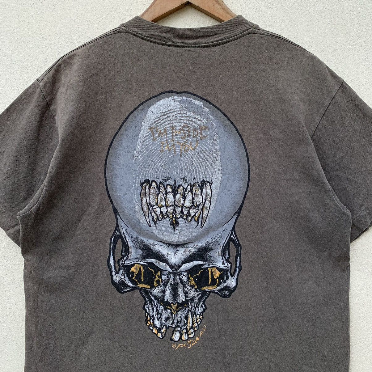 Band Tees × Metallica × Vintage RARE🔥SUNFADED METALLICA PUSHEAD I’M INSIDE I’M YOU T-SHIRT Size US L / EU 52-54 / 3 - 7 Thumbnail