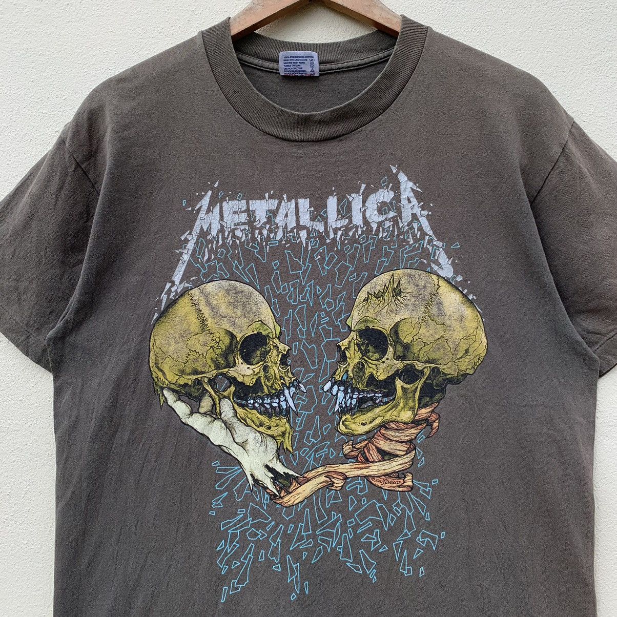 Band Tees × Metallica × Vintage RARE🔥SUNFADED METALLICA PUSHEAD I’M INSIDE I’M YOU T-SHIRT Size US L / EU 52-54 / 3 - 2 Thumbnail