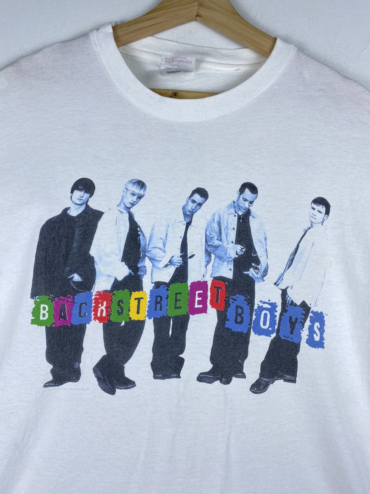 Band Tees OFFER🔥 Vintage 1998 Backstreet Boys Full LineUp Tee T Shirt Size US M / EU 48-50 / 2 - 3 Thumbnail