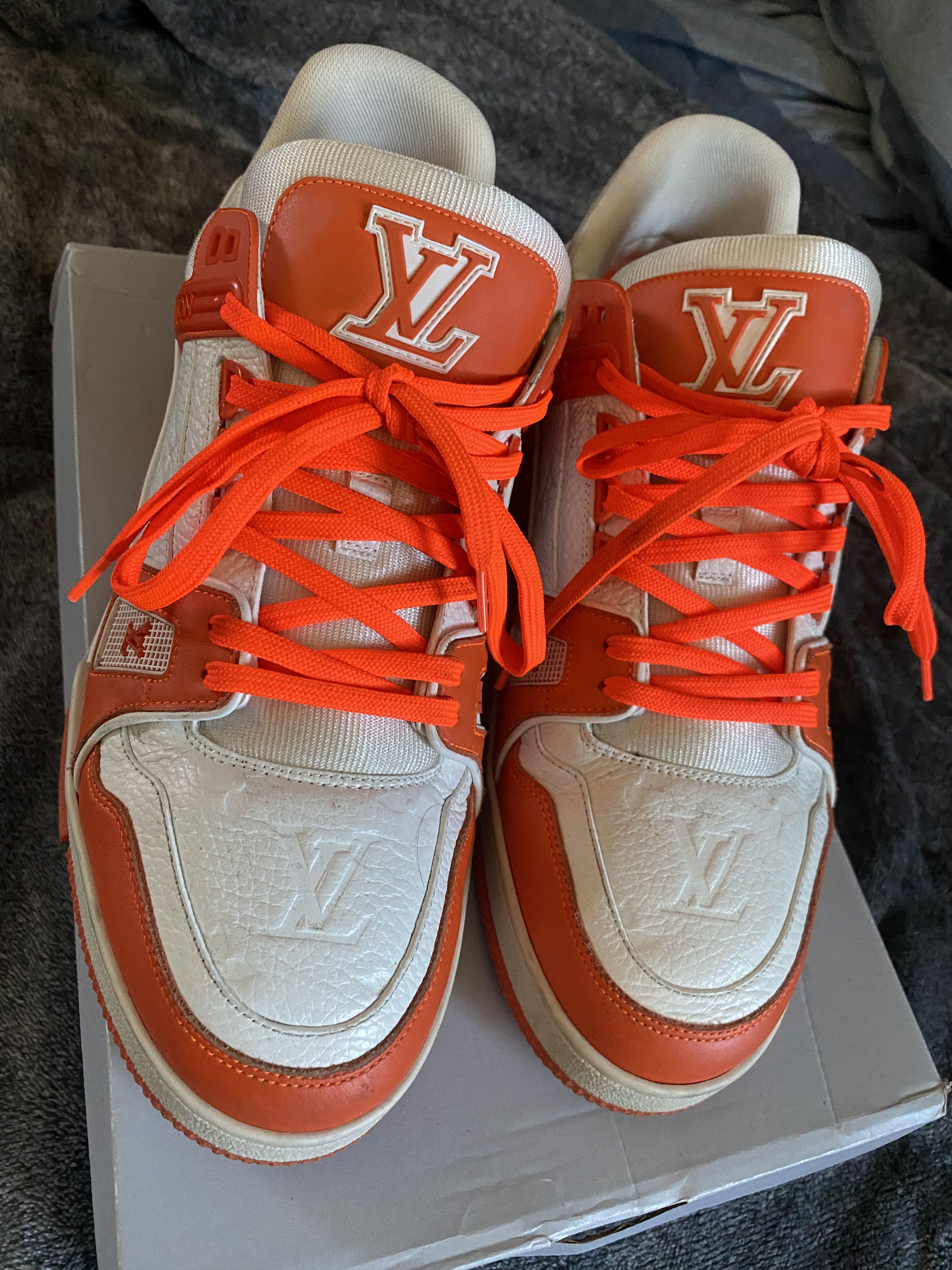 Louis Vuitton LV Trainers Orange ss20