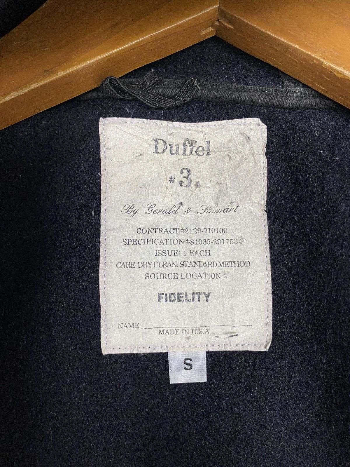 Fidelity Rare‼️ Vintage Fidelity Duffle Wool Coat Made in Usa Size US S / EU 44-46 / 1 - 4 Thumbnail
