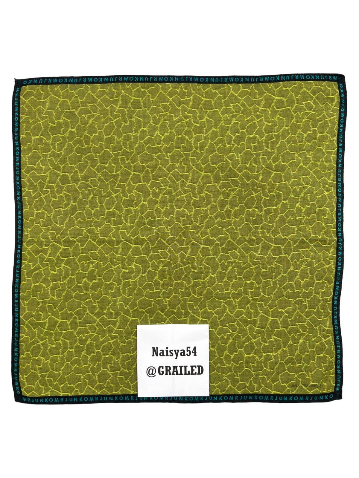 Mr. Junko Mr. Junko Handkerchief Neckerchief Bandana Pocketsquare Size ONE SIZE - 6 Thumbnail