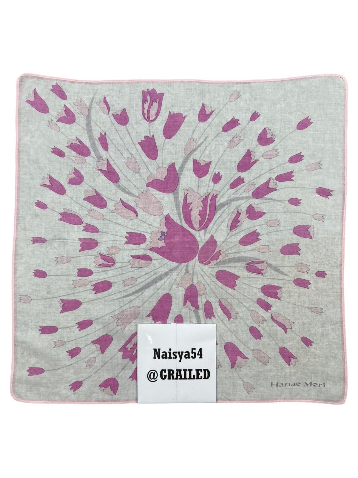 Hanae Mori Hanae Mori Handkerchief Neckerchief Bandana Pocketsquare Size ONE SIZE - 6 Thumbnail
