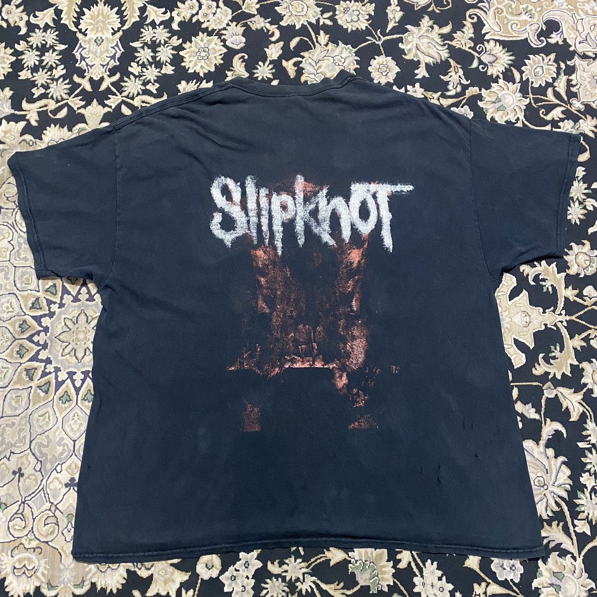 Slipknot 2010s Slipknot Devil Blur Logo Shirt Distressed Size US XXL / EU 58 / 5 - 7 Thumbnail