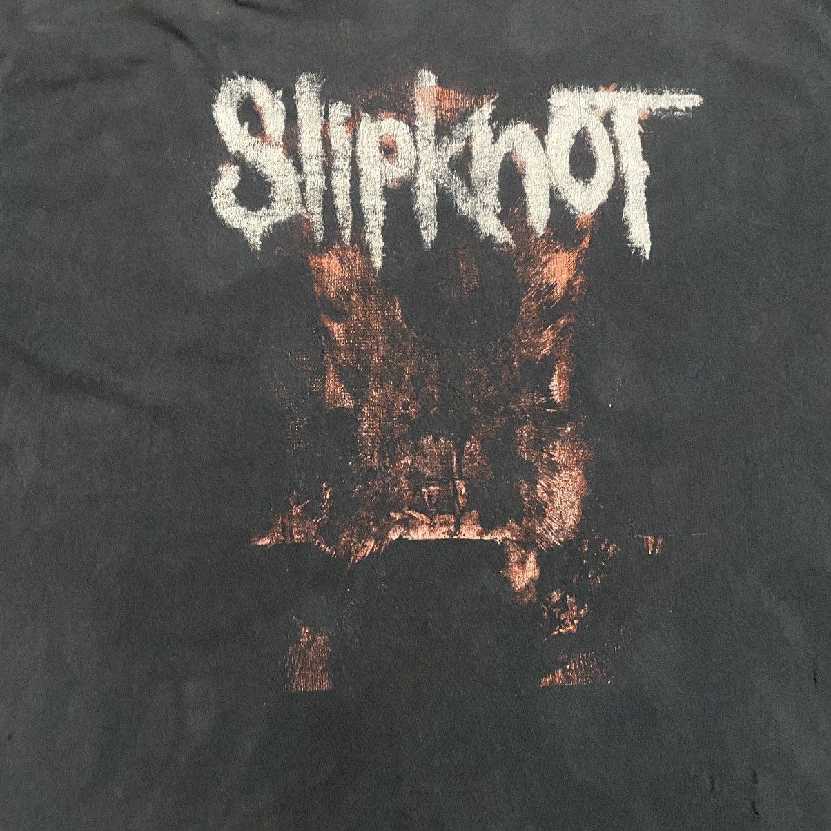 Slipknot 2010s Slipknot Devil Blur Logo Shirt Distressed Size US XXL / EU 58 / 5 - 8 Thumbnail