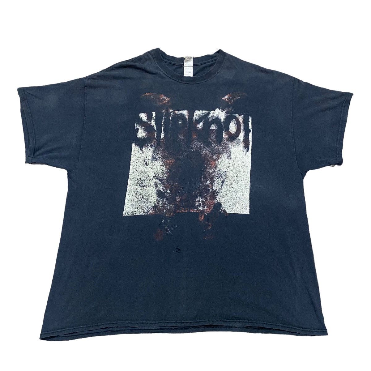 Slipknot 2010s Slipknot Devil Blur Logo Shirt Distressed Size US XXL / EU 58 / 5 - 1 Thumbnail