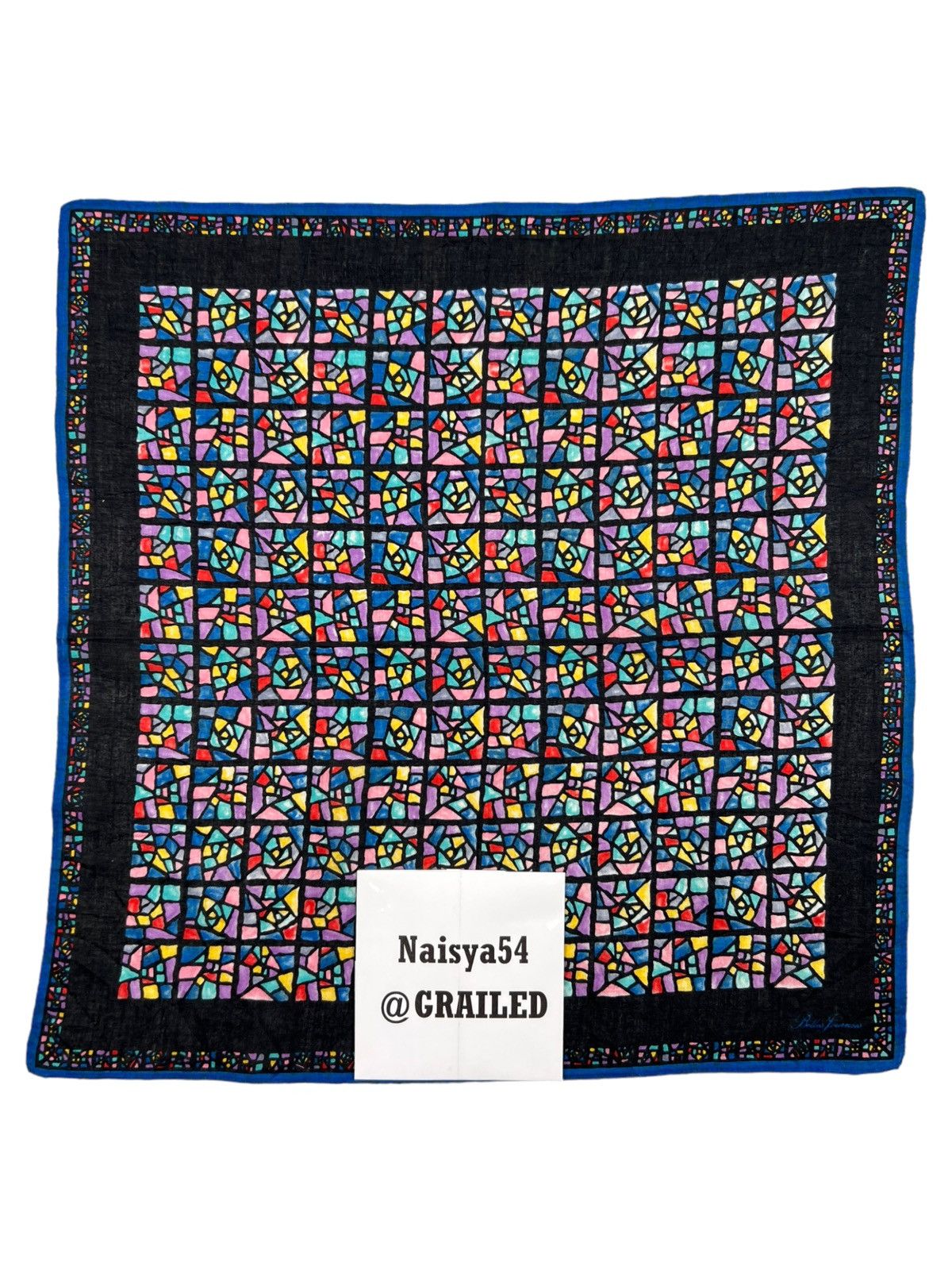 Japanese Brand Arts Handkerchief Neckerchief Bandana Pocketsquare Size ONE SIZE - 6 Thumbnail