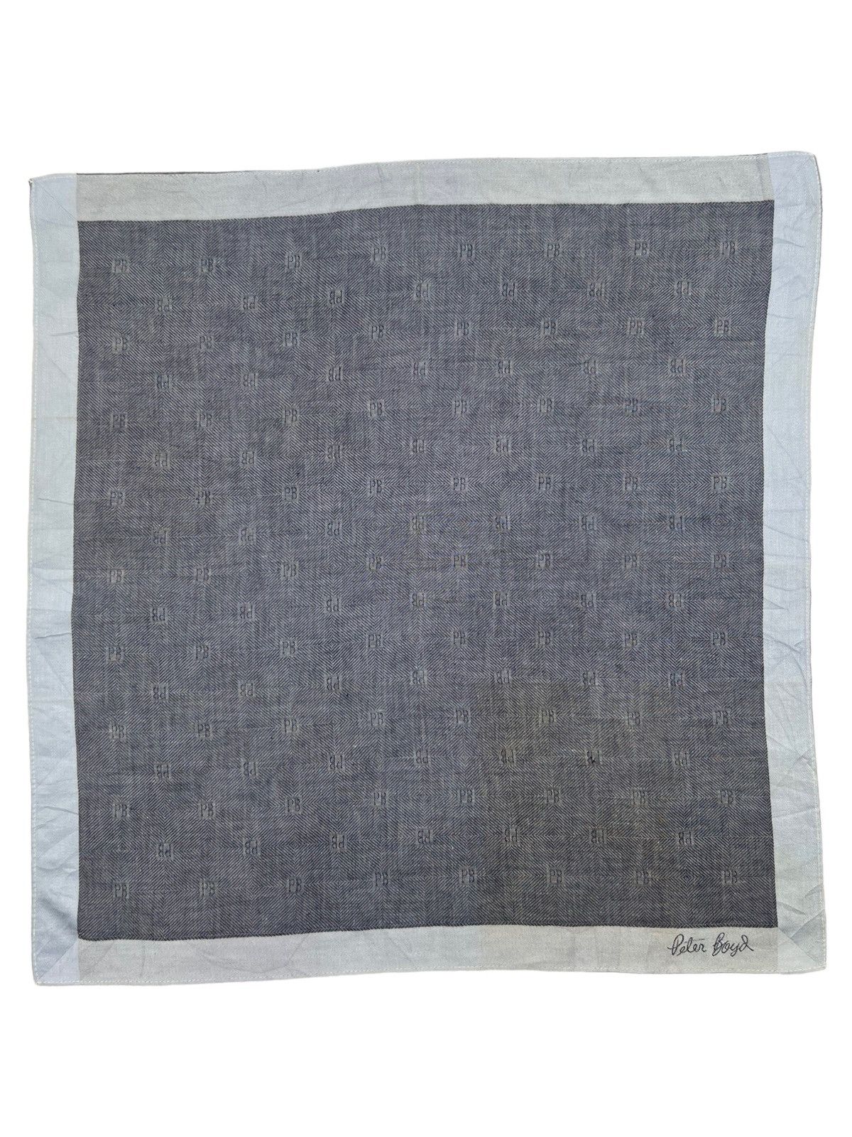 Japanese Brand Peter Boyd Handkerchief Neckerchief Bandana Pocketsquare Size ONE SIZE - 2 Thumbnail