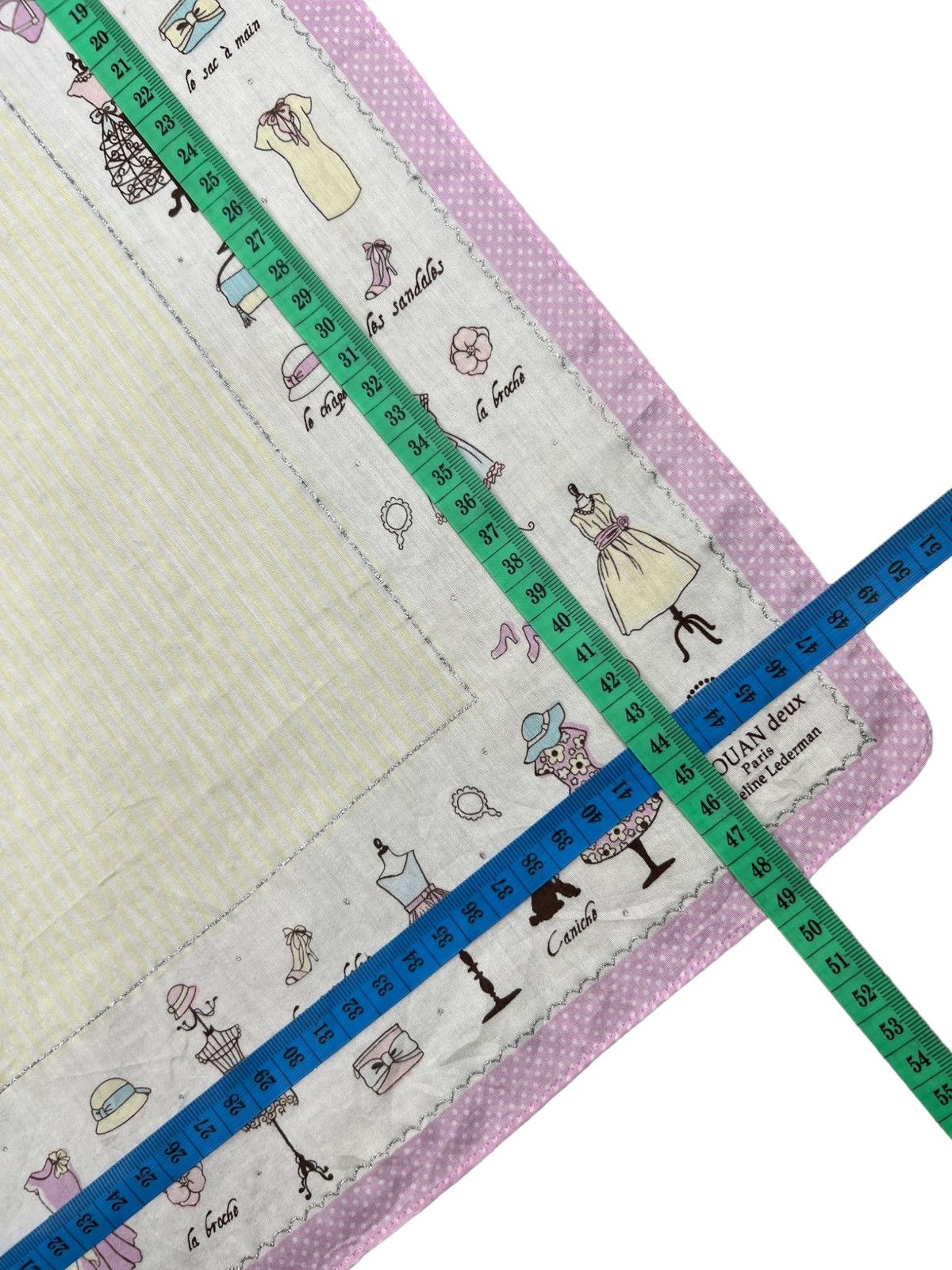 Celine C.Rouan Deus By Celine Lederman Handkerchief Neckerchief Size ONE SIZE - 5 Thumbnail