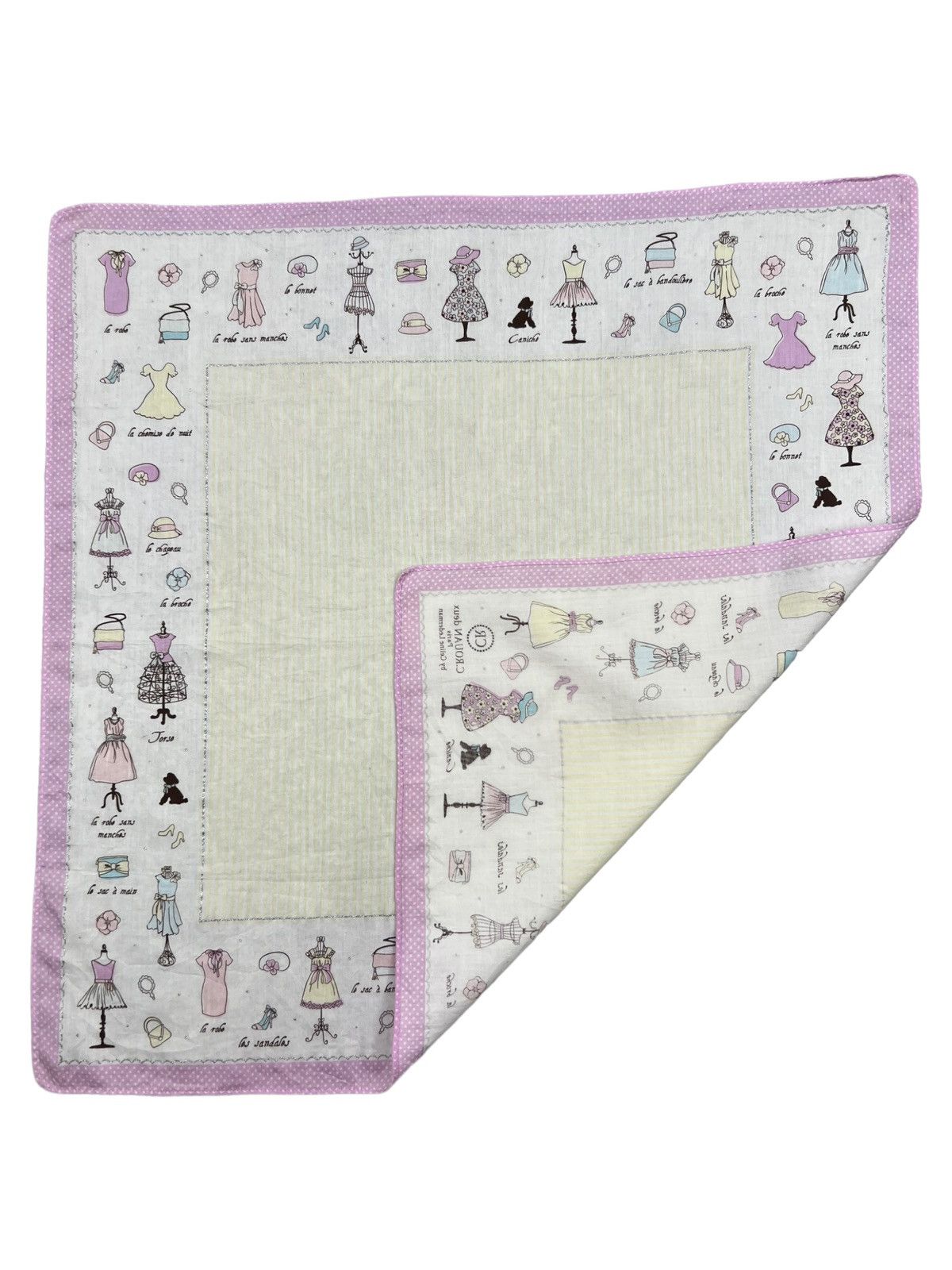 Celine C.Rouan Deus By Celine Lederman Handkerchief Neckerchief Size ONE SIZE - 4 Thumbnail