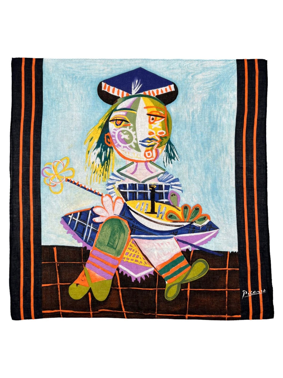 Other Picasso Handkerchief Neckerchief Bandana Pocketsquare Size ONE SIZE - 2 Thumbnail