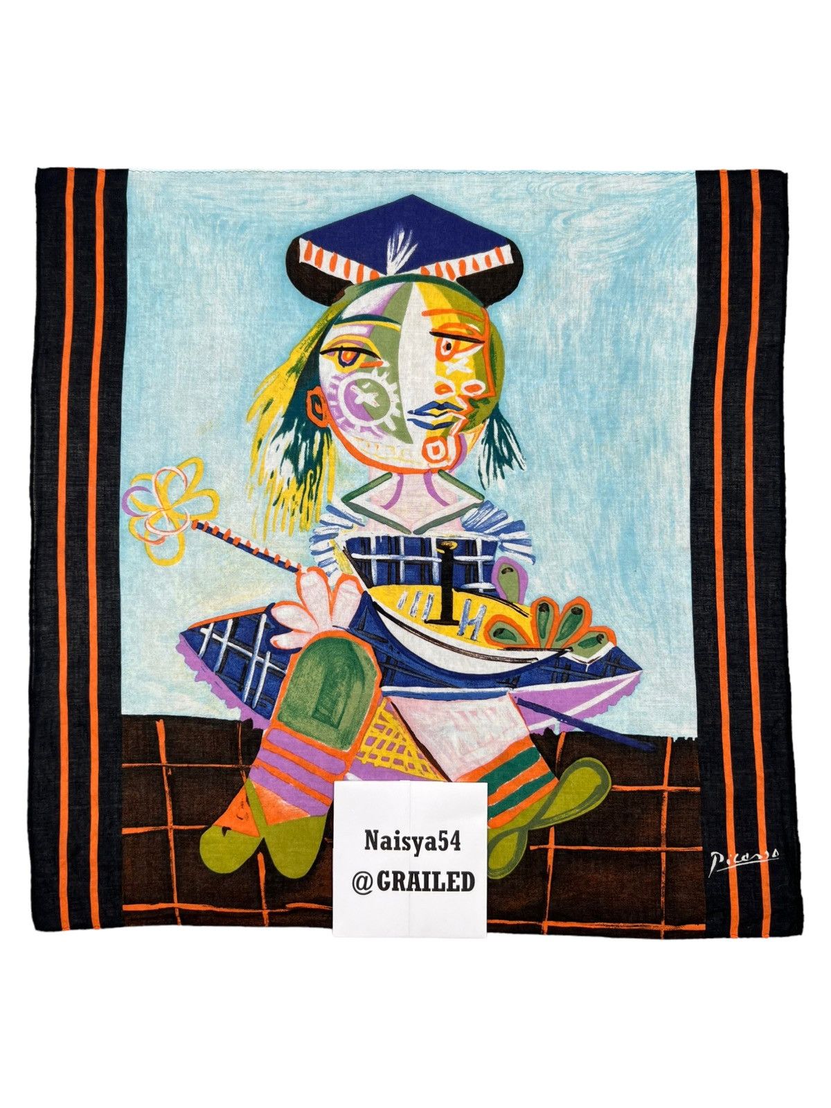 Other Picasso Handkerchief Neckerchief Bandana Pocketsquare Size ONE SIZE - 6 Thumbnail