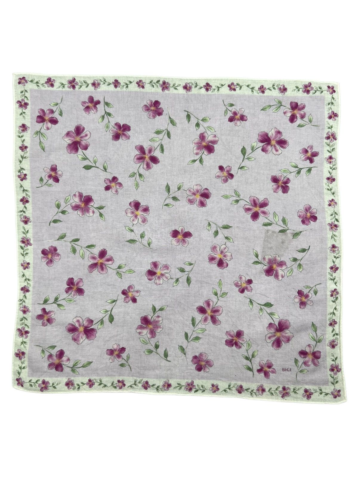 BIGI Bigi Handkerchief Neckerchief Bandana Pocketsquare Size ONE SIZE - 2 Thumbnail