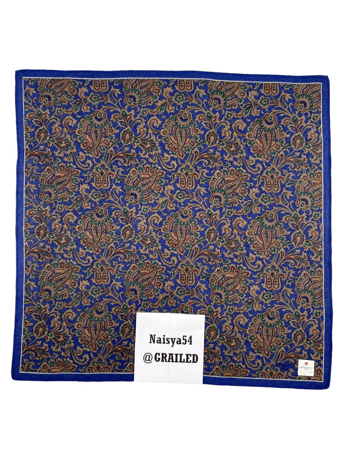 Ungaro Paris Ungaro Paris Handkerchief Neckerchief Bandana Pocketsquare Size ONE SIZE - 6 Thumbnail