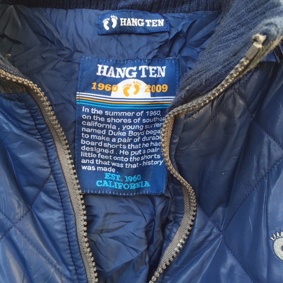 Hang Ten Vintage 90s Hang Ten Small Logo Puffer Jacket | Hype Swag Size US M / EU 48-50 / 2 - 4 Thumbnail