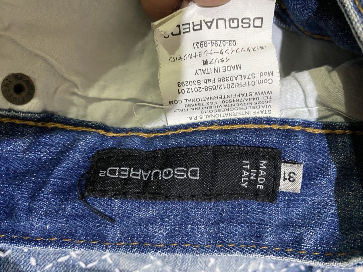Other Dsquared Sashiko Custom Made Reworked Jeans Size US 31 - 16 Thumbnail