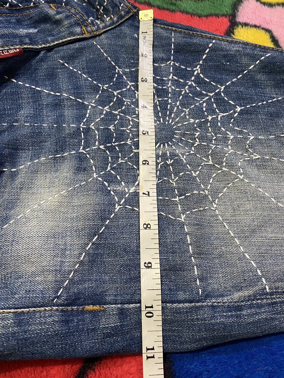Other Dsquared Sashiko Custom Made Reworked Jeans Size US 31 - 8 Thumbnail