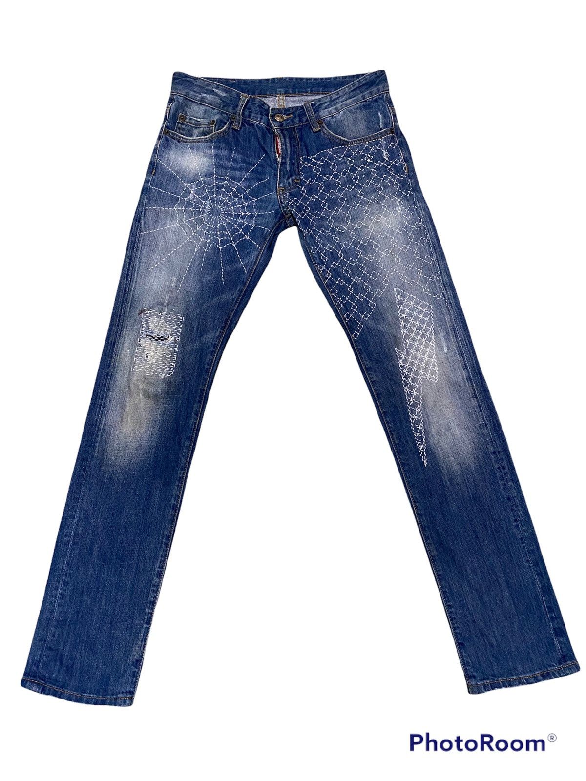 Other Dsquared Sashiko Custom Made Reworked Jeans Size US 31 - 1 Thumbnail