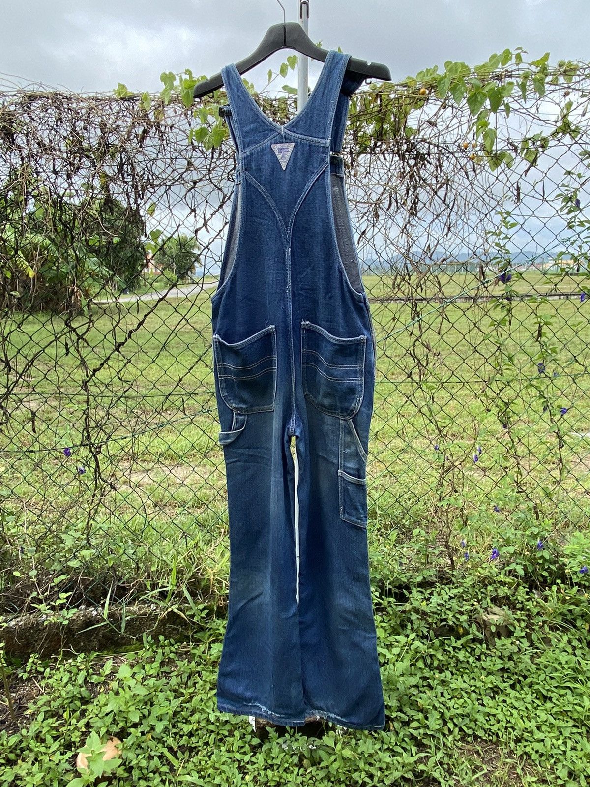 Vintage Vintage Big Bell Denim Overall Jeans Size US 32 / EU 48 - 2 Thumbnail