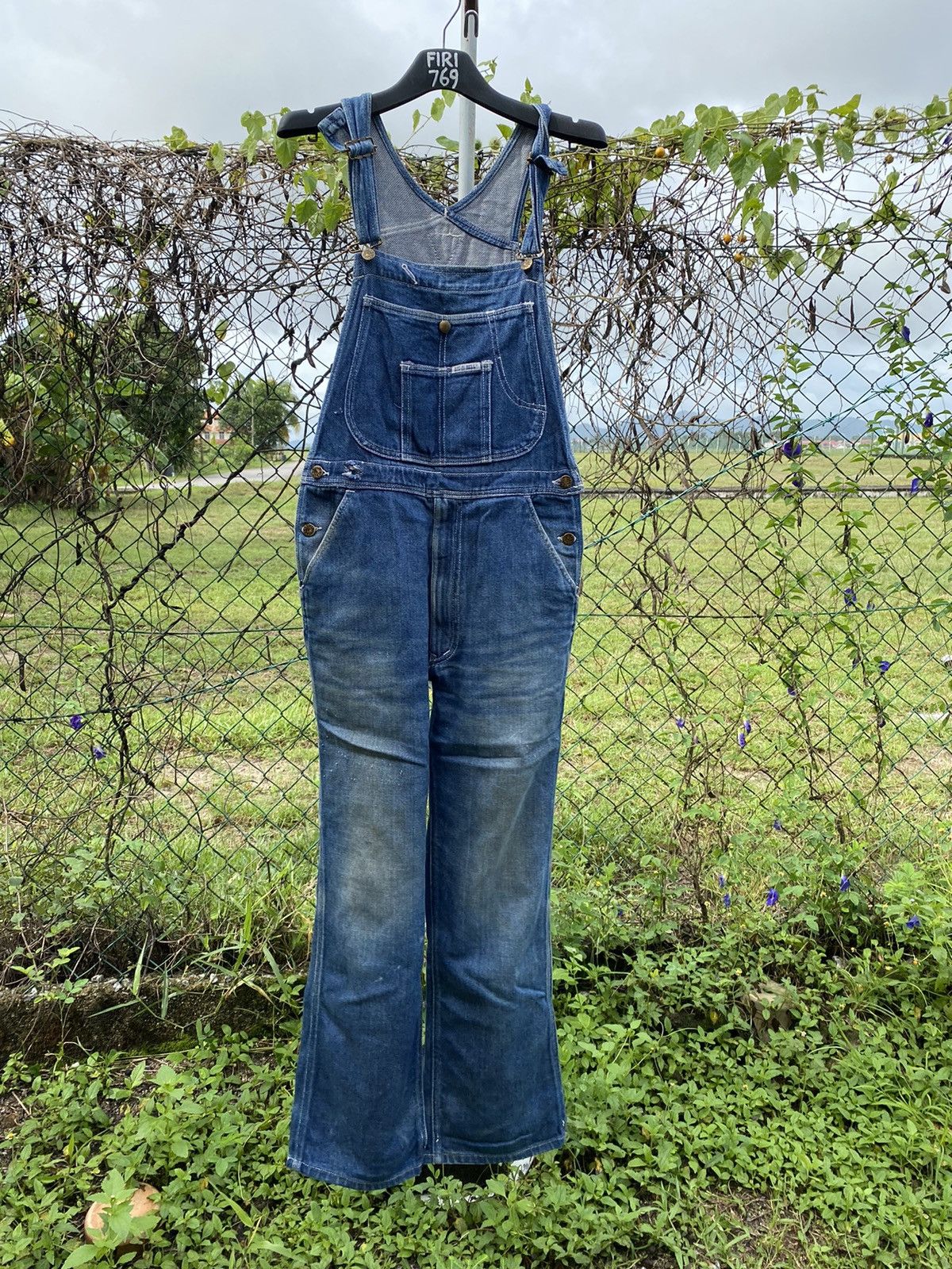 Vintage Vintage Big Bell Denim Overall Jeans Size US 32 / EU 48 - 1 Thumbnail