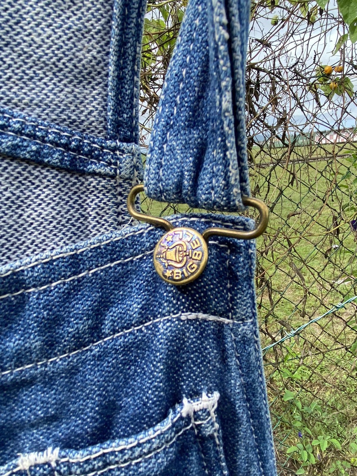 Vintage Vintage Big Bell Denim Overall Jeans Size US 32 / EU 48 - 7 Thumbnail