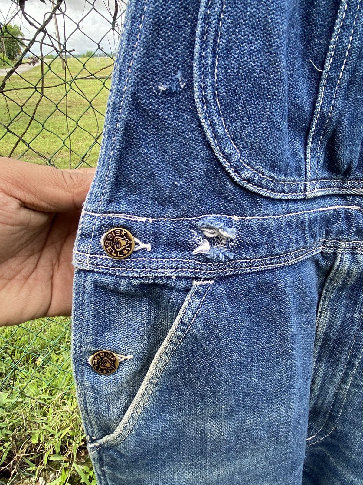 Vintage Vintage Big Bell Denim Overall Jeans Size US 32 / EU 48 - 8 Thumbnail