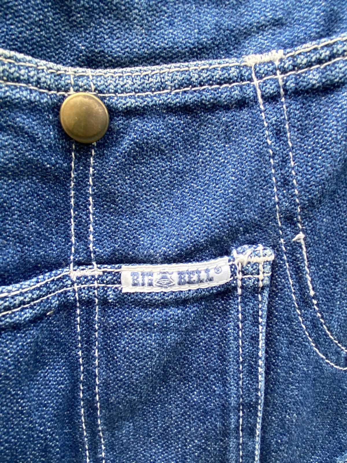 Vintage Vintage Big Bell Denim Overall Jeans Size US 32 / EU 48 - 6 Thumbnail
