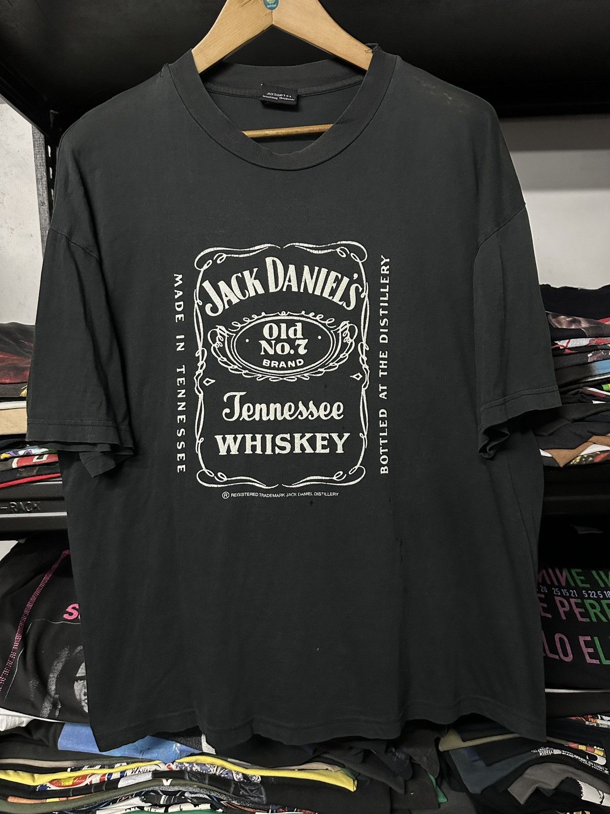 Vintage 90s Jack Daniels Jazz Day Distressed Tee