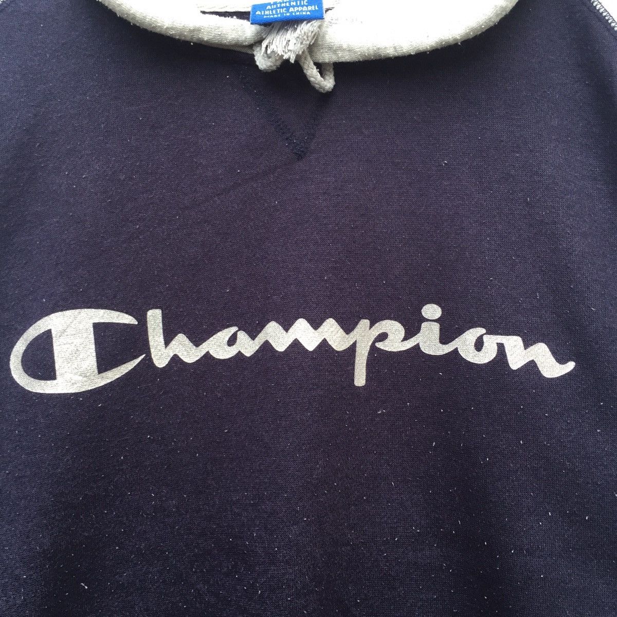 Champion Vintage 90s Champion Big Logo Spell Out Hoodie | Streetwear Size US L / EU 52-54 / 3 - 4 Thumbnail